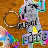 Pledge Keychain
