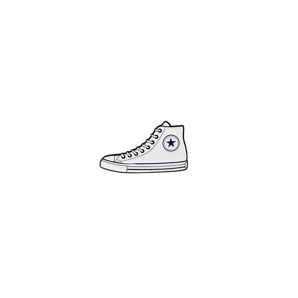 Premium AI Image | A drawing of a pair of converse shoes.
