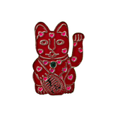 Fortune Cat - Red With Heart