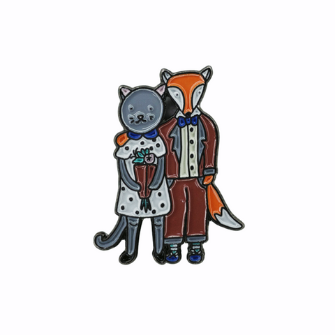 Fox And Cat Couple