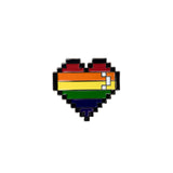 Pixel Rainbow Heart